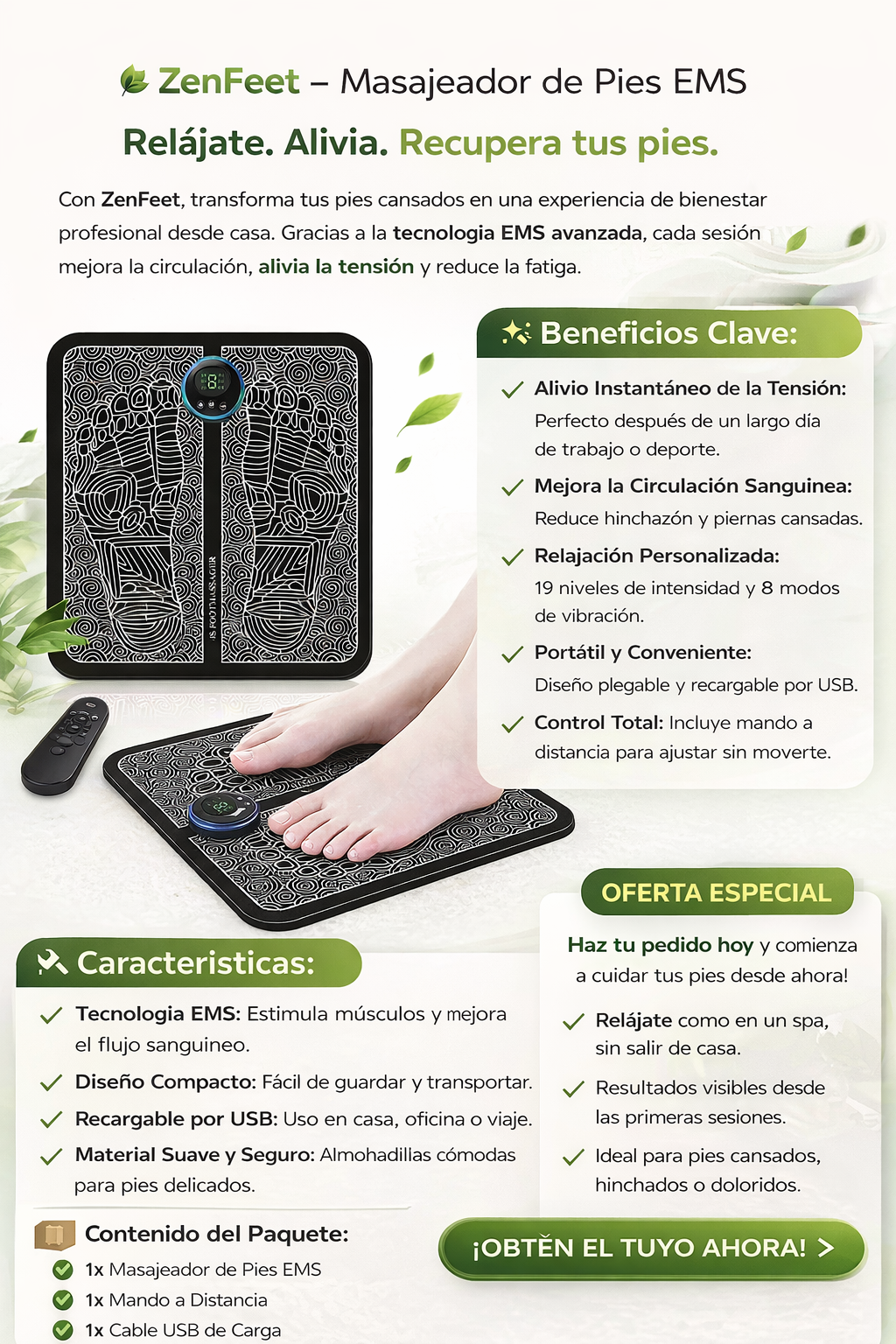 ZenFeet™ - Masajeador de pies  - Oferta Flash